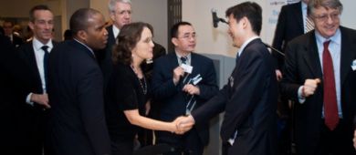 Networking after lunch 